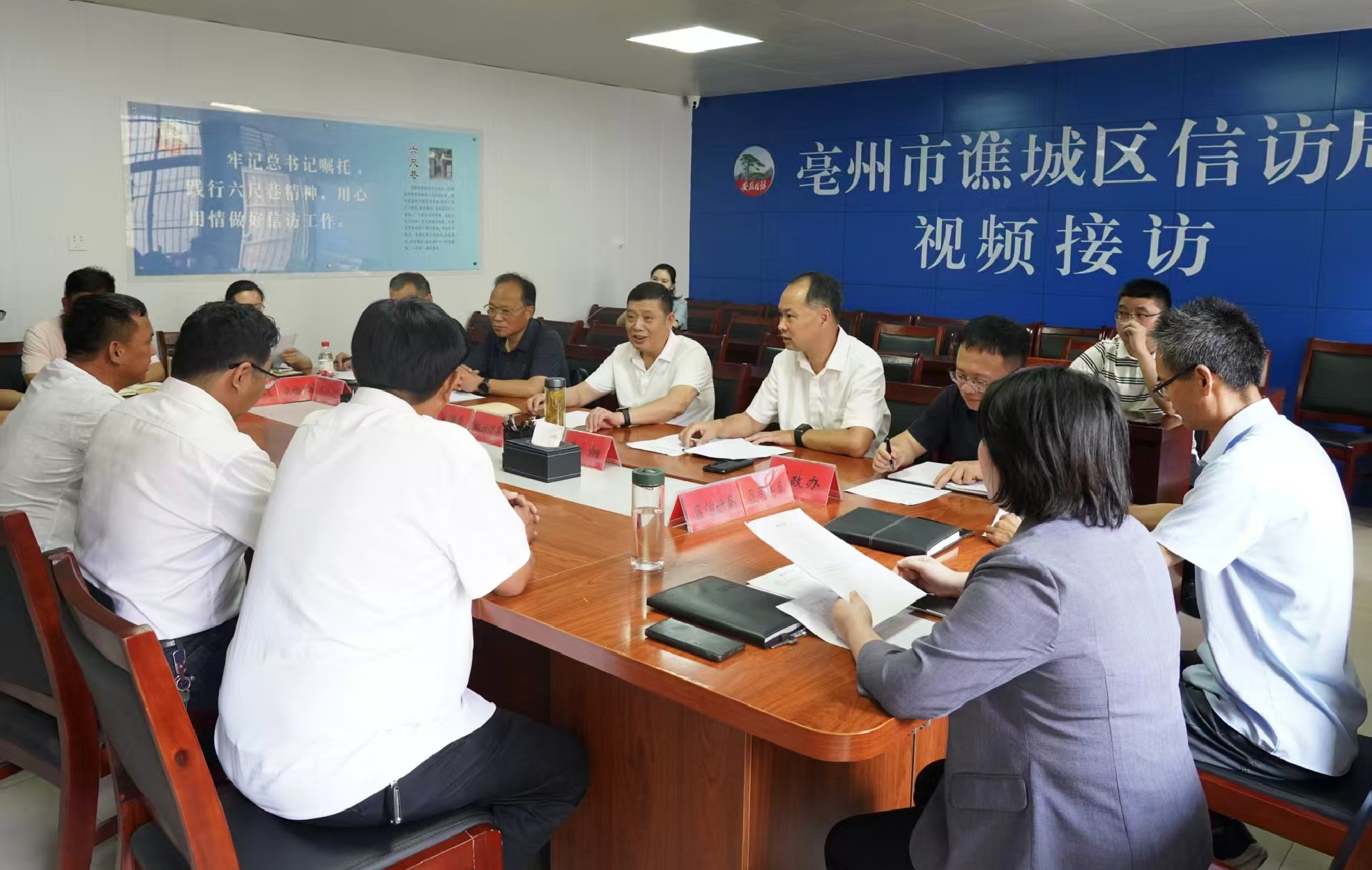 宋保众在区信访局公开接访